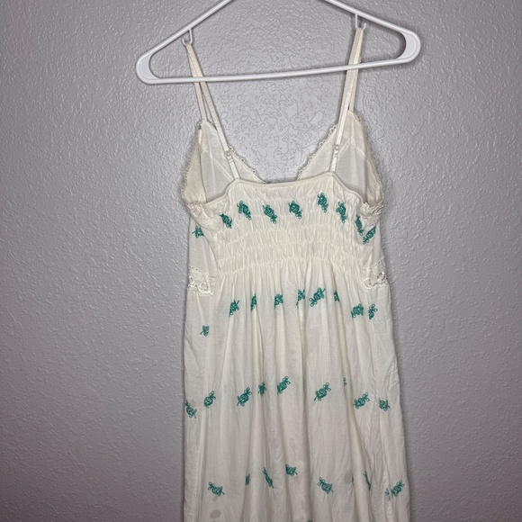 Sweet Luv 2 Luv  Cami Tank Dress with turquoise flowers -cp - Picture 6 of 10